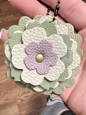 Handmade Floral Bag Charm